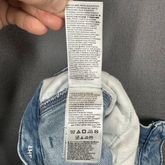 Gap Jeans Girls 12 Slim Blue Denim Acid Wash 90s Original Straight Comfort - Picture 6 of 12